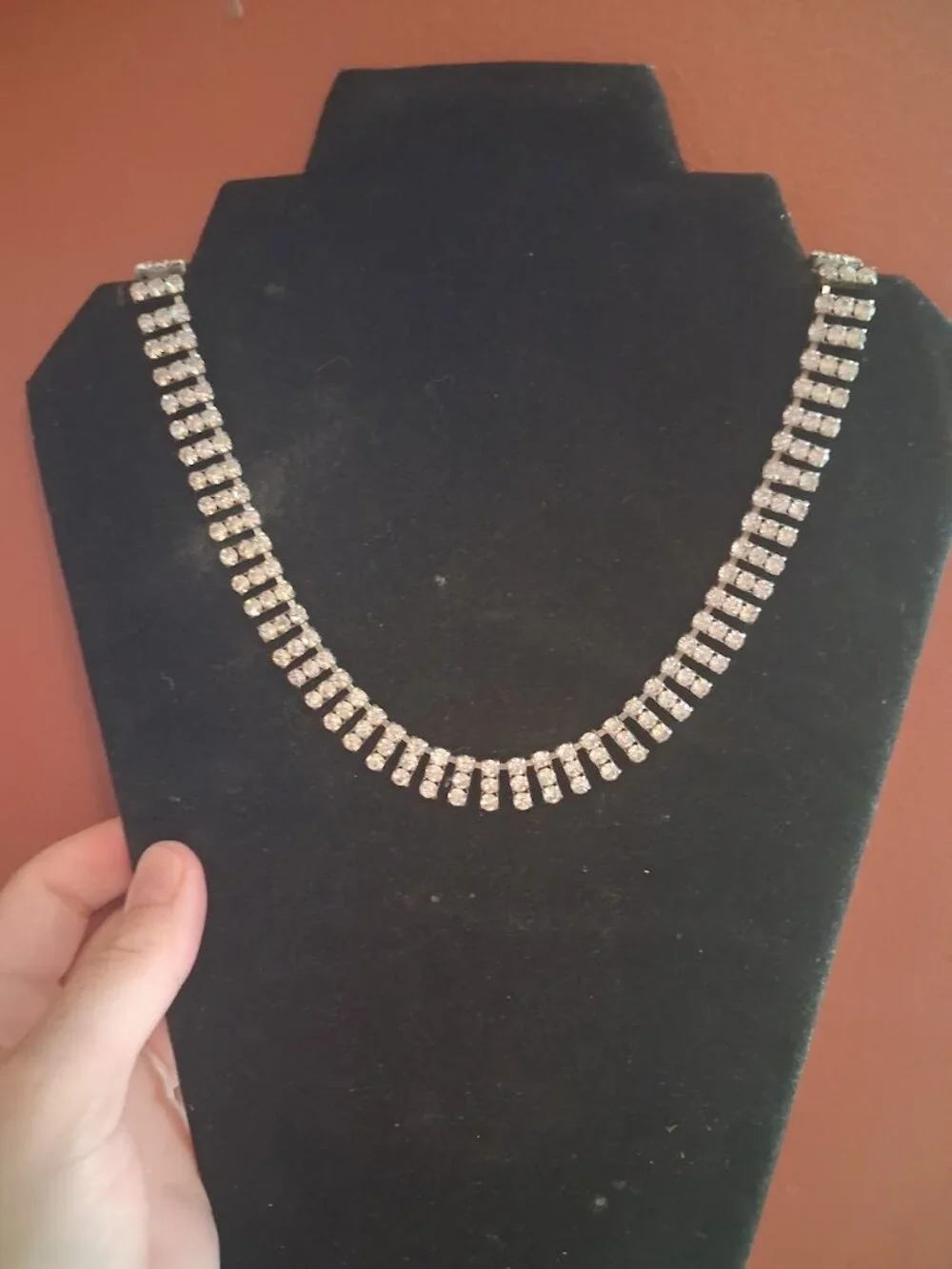 16 inch Sparkly Statement necklace